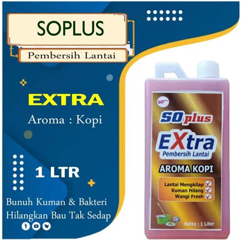 COD Cairan Pembersih Lantai Super Pel Extra Soplus 1 Liter Aroma