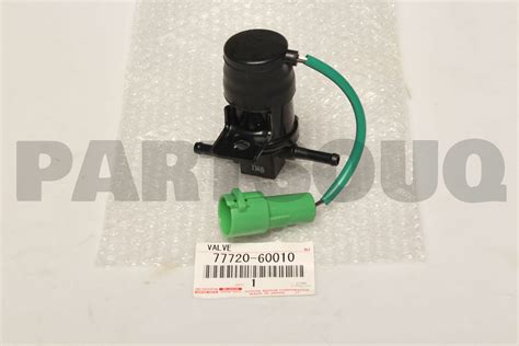 7772060010 Genuine Toyota VALVE ASSY FUEL TANK SOLENOID RETURN 77720