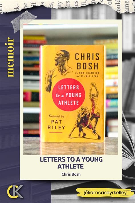 Letters to a Young Athlete | Book Recommendation | Memoir | iamcaseyrkelley