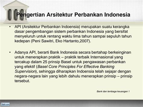 Solution Bab 2 Arsitektur Perbankan Indonesia Studypool