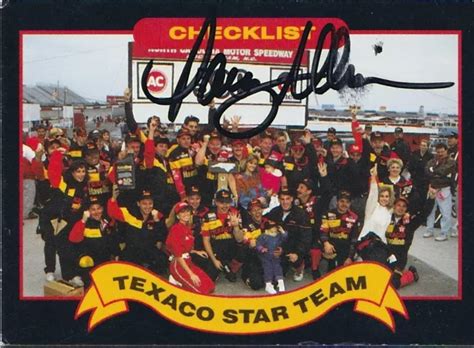 Carte Maxx Texaco Star Team Sign E D Dicac E Sign E Davey Allison