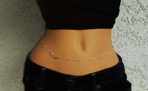 Butterflies In Stomach Belly Belly Chainsterling Silver 925 Etsy