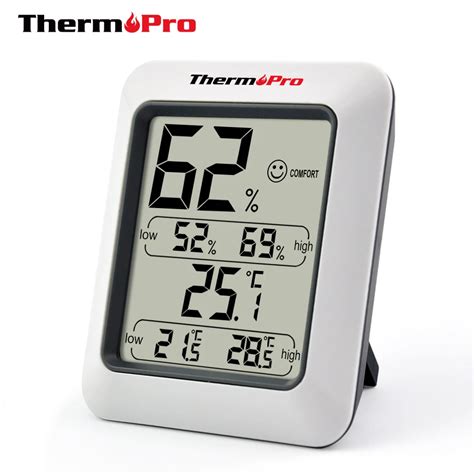 Thermopro Tp50 High Accuracy Digital Hygrometer Thermometer Indoor Electronic Temperature