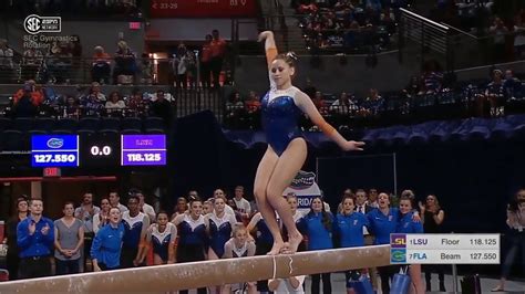 Rachel Gowey Florida Balance Beam 9 950 LSU At Florida 2018