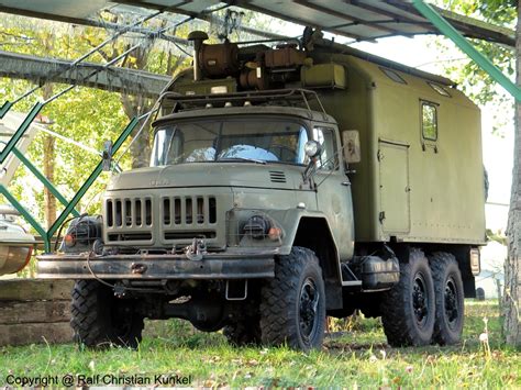 ZIL-131 KO Funkkofferfahrzeug der NVA - DDR - fotografiert am 14.10. ...