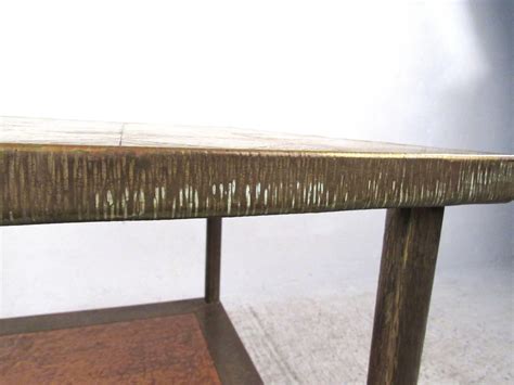 Mid Century Modern Two Tier Brass End Table For Sale At Stdibs Mid