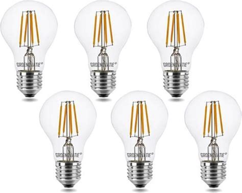 Groenovatie Led Filament Lamp E27 Fitting 4w Dimbaar 106x60 Mm