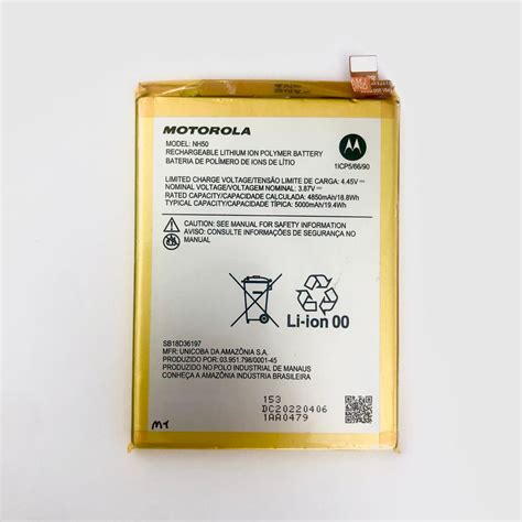 Bateria Motorola Moto G22 Nh50 Xt2231 E13 G53 Smarts Parts