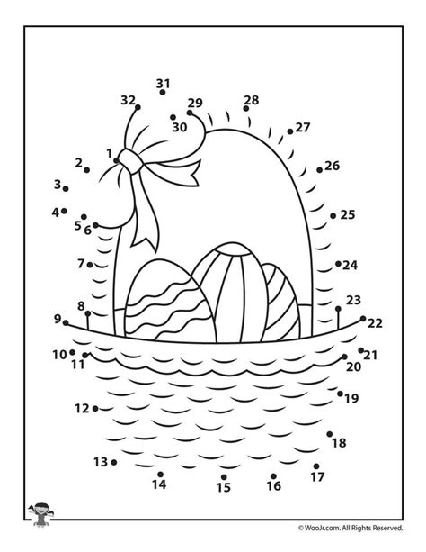 Easter Dot To Dot Printables