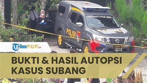 Bukti Baru Dan Hasil Autopsi Kasus Pembunuhan Di Subang Temukan Sepatu