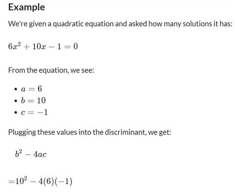 Discriminant Formula ⭐️⭐️⭐️⭐️⭐