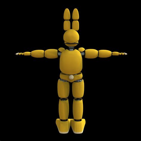 Fnaf Springbonnie Full Body Wearable Armor With Head D Model Etsy Uk