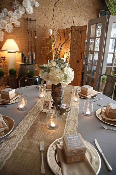 Wedding Decoration Ideas Using Burlap And Lace Wedding Decoration