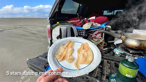 Razor Clam And Jetty Fishing Catch And Cook 华盛顿海岸挖蛏子钓鱼 Youtube