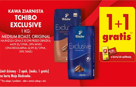 Wyjątkowa oferta Promocja Tchibo 1 1 gratis w Biedronce