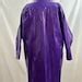 Vintage 80s Wippette Kenn Sporn Medium Purple Croc Embossed Long Trench