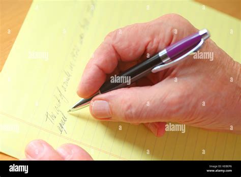 Cursive Handwriting Hi Res Stock Photography And Images Alamy