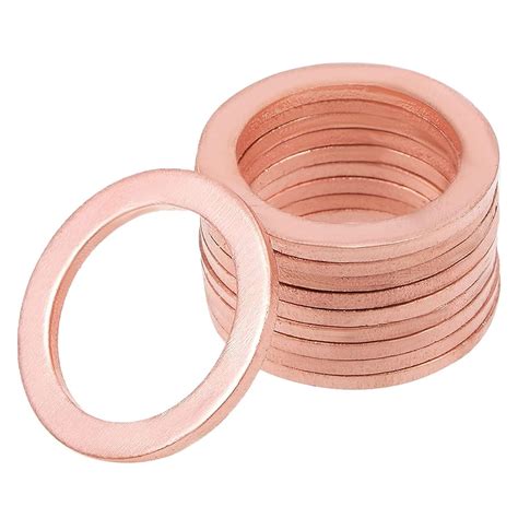 Amazon Pcs M Copper Washers Flat Ring Sump Plug Oil Seal