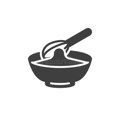 Whisk Mixing Bowl Vector Icon Stock Vector Illustration Of