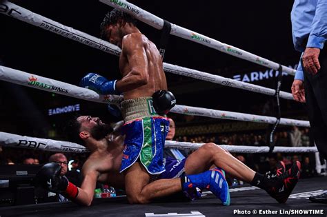 Boxing Results Subriel Matias Stops Jeremias Ponce For Ibf Title