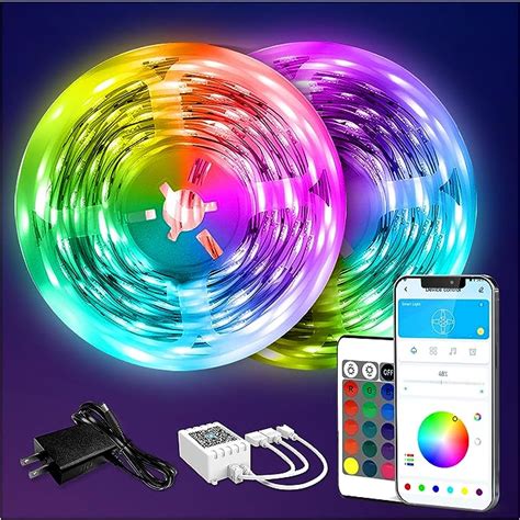 Amazon Daybetter Led Strip Lights Ft Rolls Of Ft Color