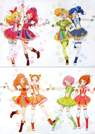 Single Item B2 Size Reversible Poster 2 Types Set Aikatsu 2nd