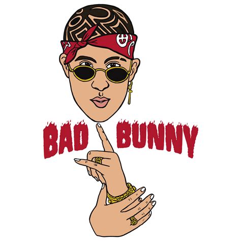 Bad Bunny Bad Bunny Svg Yo Perreo Sola Svg Bad Bunny Logo Inspire