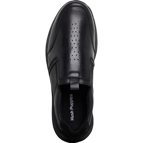 Buy Hush Puppies Mens Cole Slip On Shoes Black