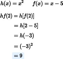 Composite Functions GCSE Maths Steps Examples