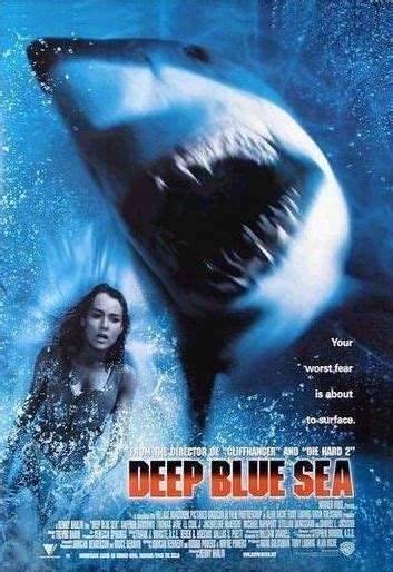 Deep Blue Sea Movie Poster (#2 of 3) - IMP Awards