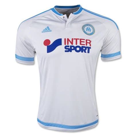 Marseille Home Soccer Jersey 15/16 - Soccerlord