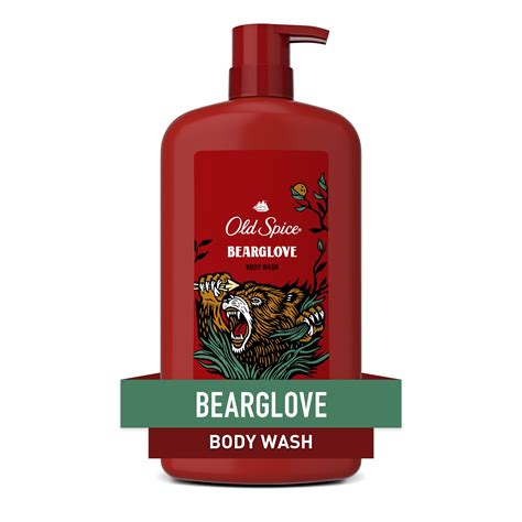 Old Spice Body Wash For Men Bearglove Long Lasting Lather 30 Fl Oz