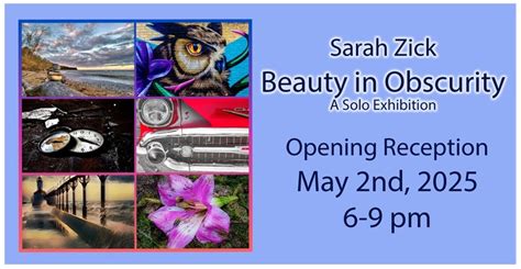 Sarah Zick--Beauty In Obscurity - Inspiration Studios