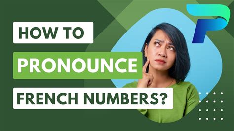 How To Pronounce Numbers In French 1 10 Pronunciation Basic