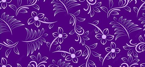 Padr O De Fundo Sem Costura Floral Roxo Vintage Padronizar Fundo