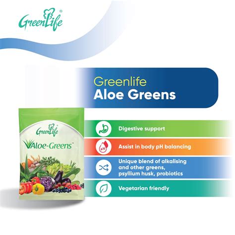 Greenlife Aloe Greens Colon Cleansing And Digestive Support Trial Pack 5