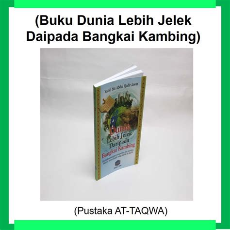 Jual Buku Dunia Lebih Jelek Daripada Bangkai Kambing Shopee Indonesia