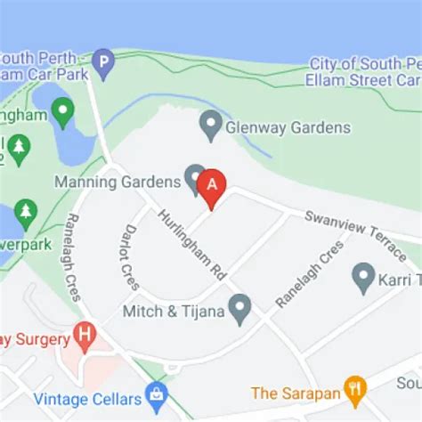 Parking Garages And Car Spaces Near South Perth Senior Citizens Center