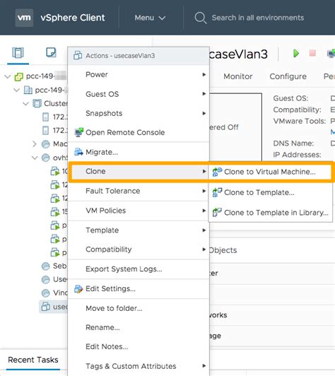 How To Clone A VM In VSphere Articles