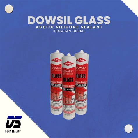 Jual Dowsil Glass Lem Silicone Sealant Acetic Shopee Indonesia