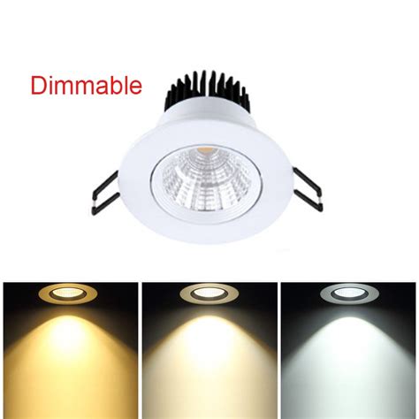 Led Downlight Cob White Case W W W W V W Dimmable