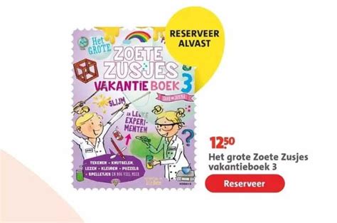 Het Grote Zoete Zusjes Vakantieboek Aanbieding Bij Bruna Folders Nl