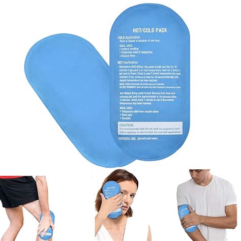 Buy Gel Ice Pack Pack Reusable Cold Hot Pack Flexible Cold Compress For Injuries Pain