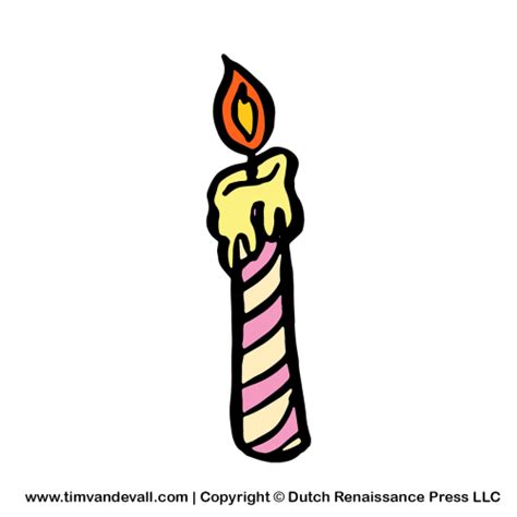 candle-clipart - Tim's Printables