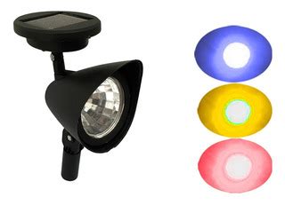 Refletor Lumin Ria Solar Spot Super Led Luz Jardim Grama Mercadolivre