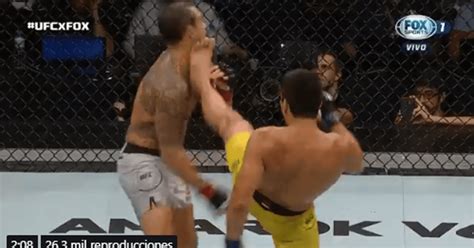 UFC 224 Lyoto Machida propinó terrible patada a Vitor Belfort en el