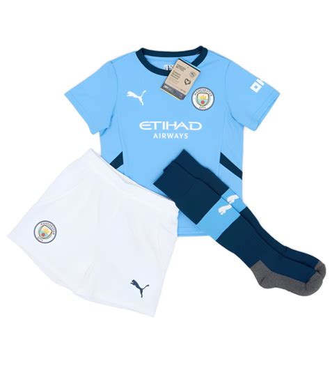 Ensemble Maillot Short Chaussettes Manchester City Petit Enfant 2024