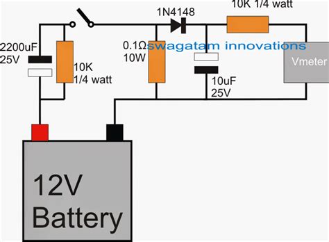 12v Battery Backup Circuit Diagram