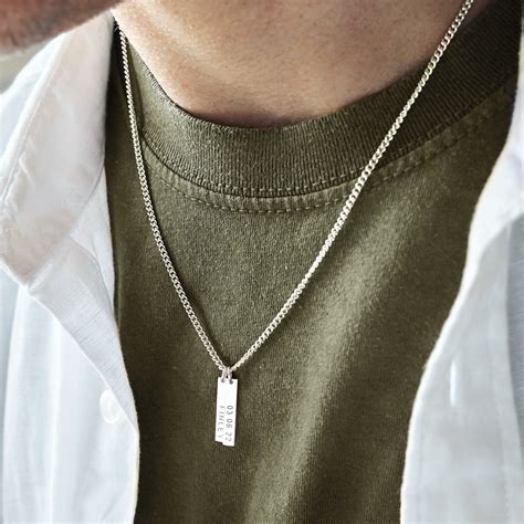 Mens Tag Necklace Hotsell Bellvalefarms