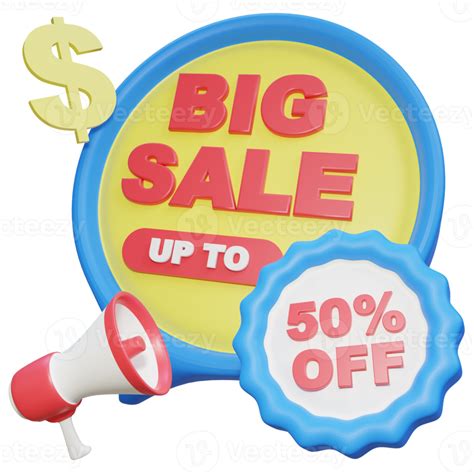 Big Sale 3d Illustration 21008546 Png